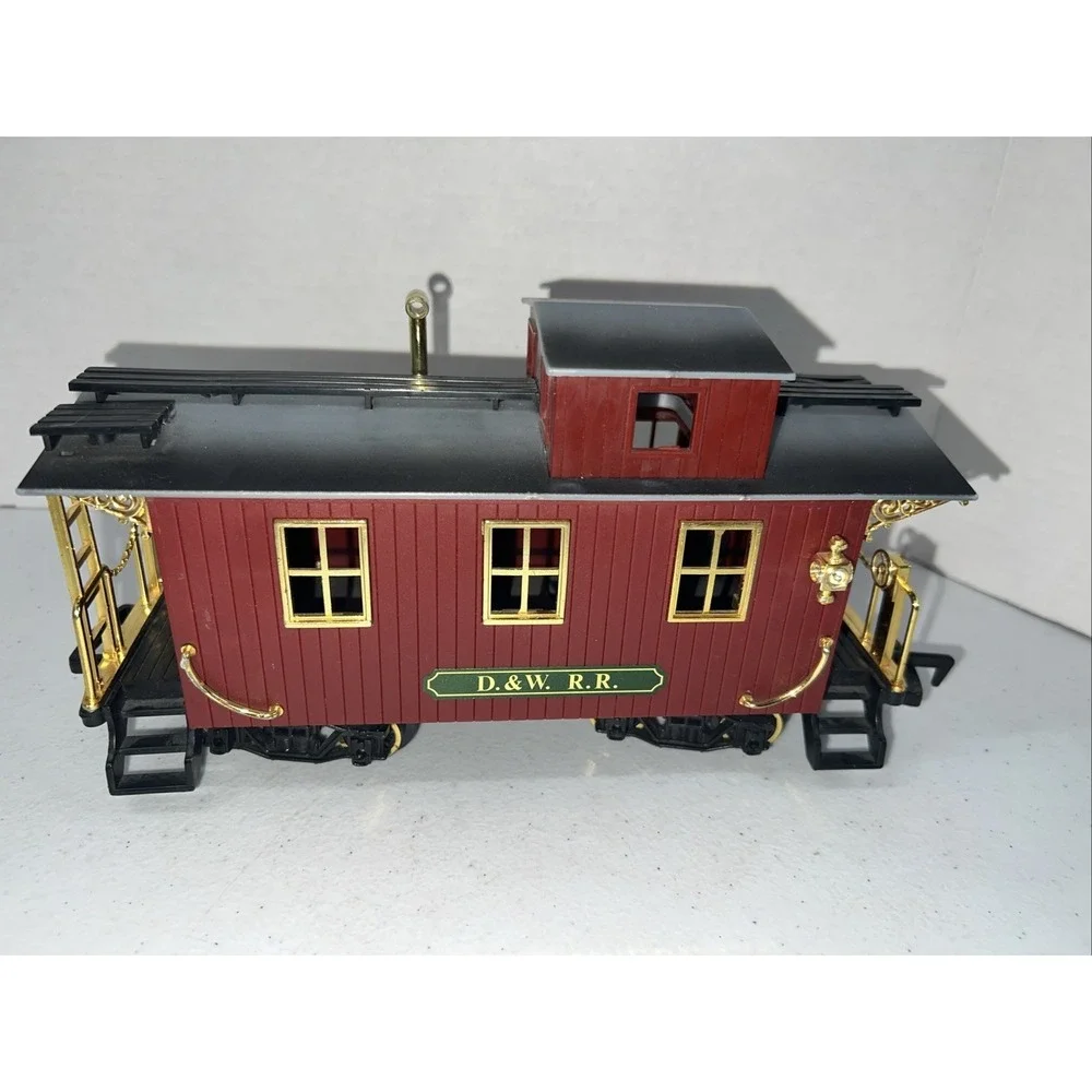 Denver Express Train Engine 1986 by New Bright D&W RR Toy Locomotive